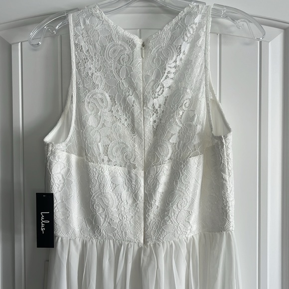 Lulu's White Maxi Dress - Picture 3 of 4